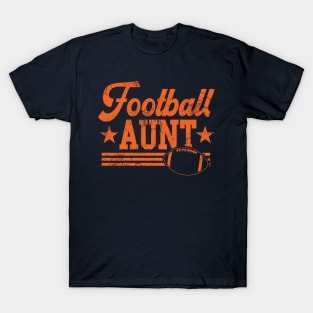 Football Aunt Auntie T-Shirt